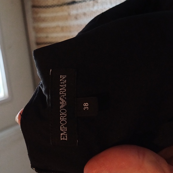 Emporio Armani little black fit & flare mini dress S 38 - Picture 8 of 16